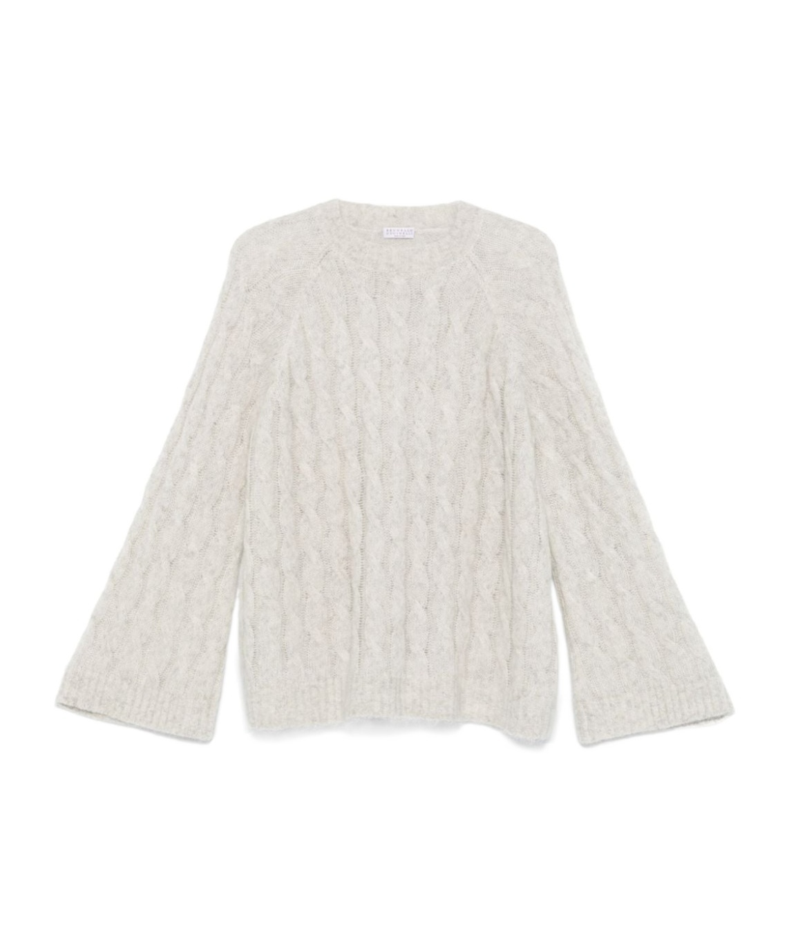 Brunello Cucinelli Cable-knit Sweater In White