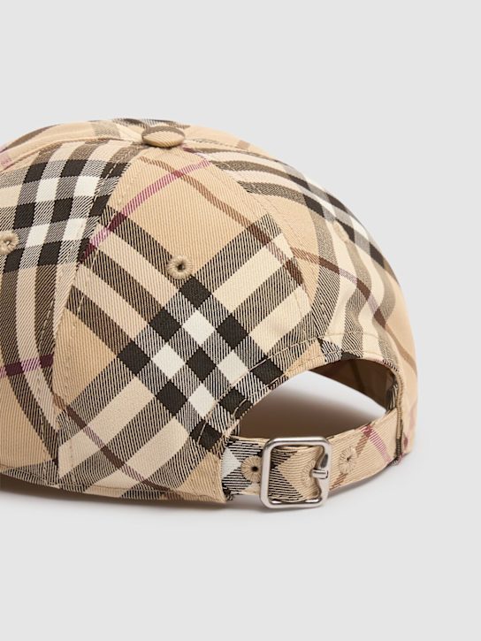 Burberry Check Detail Baseball Cap