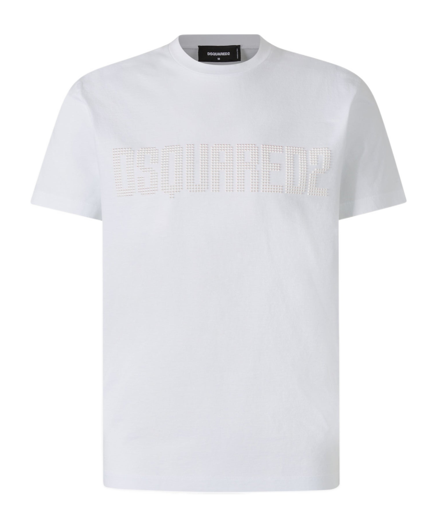 Dsquared2 Relaxed-fit Short-sleeved T-shirt With Bold Logo In White