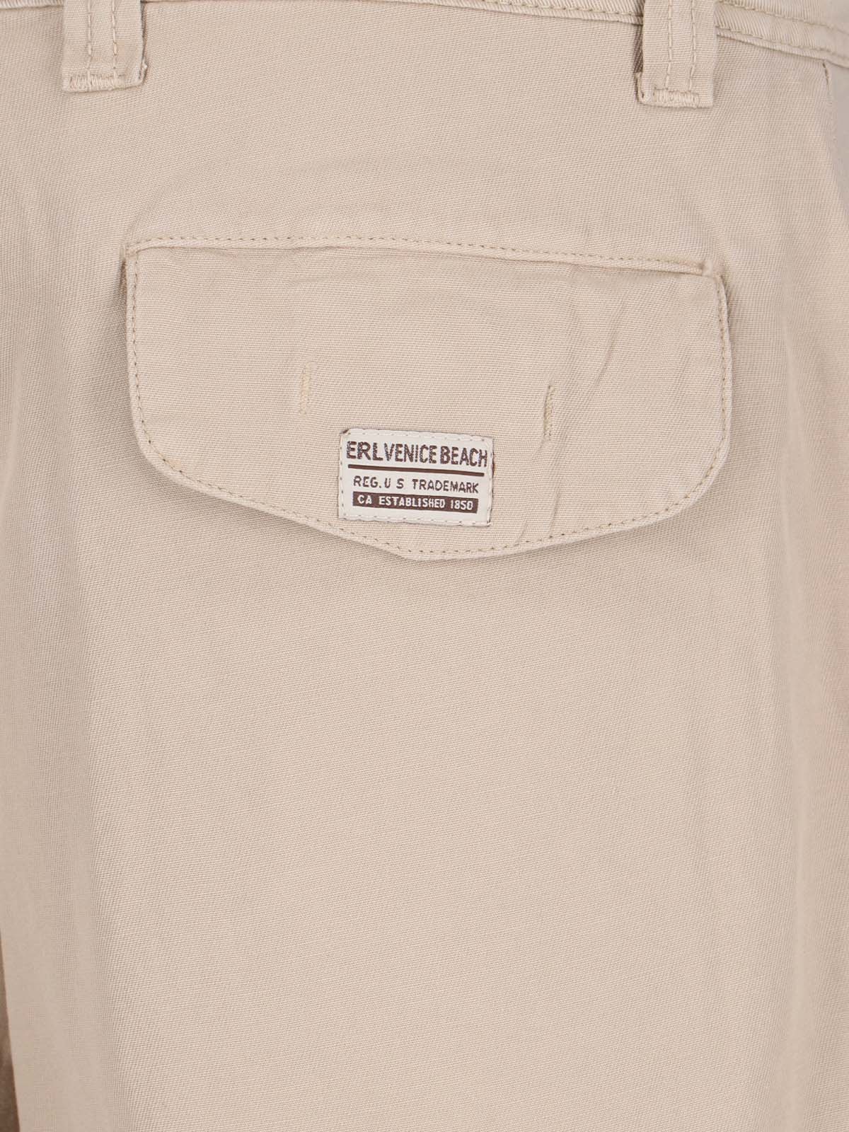 Erl Logo Bermuda Shorts In Nude