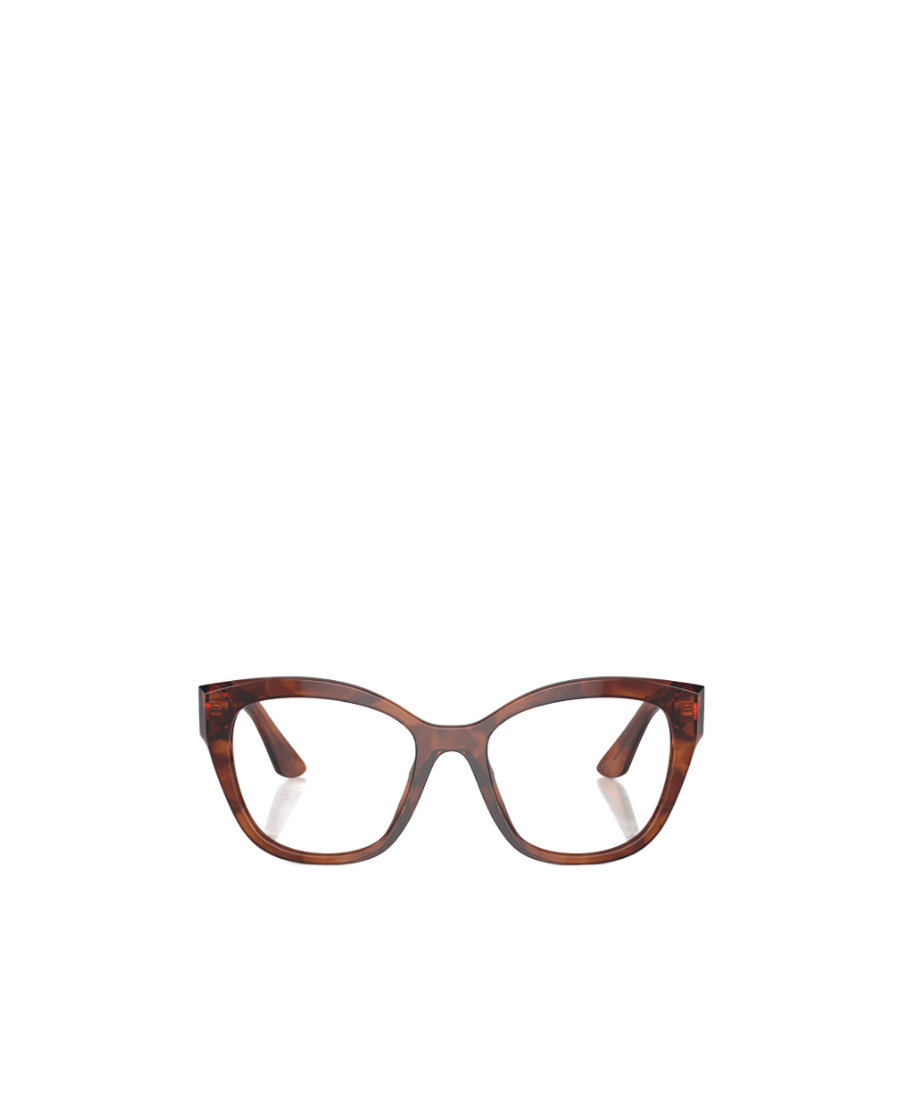 Miu Miu Logo Flat Mirror In Brown