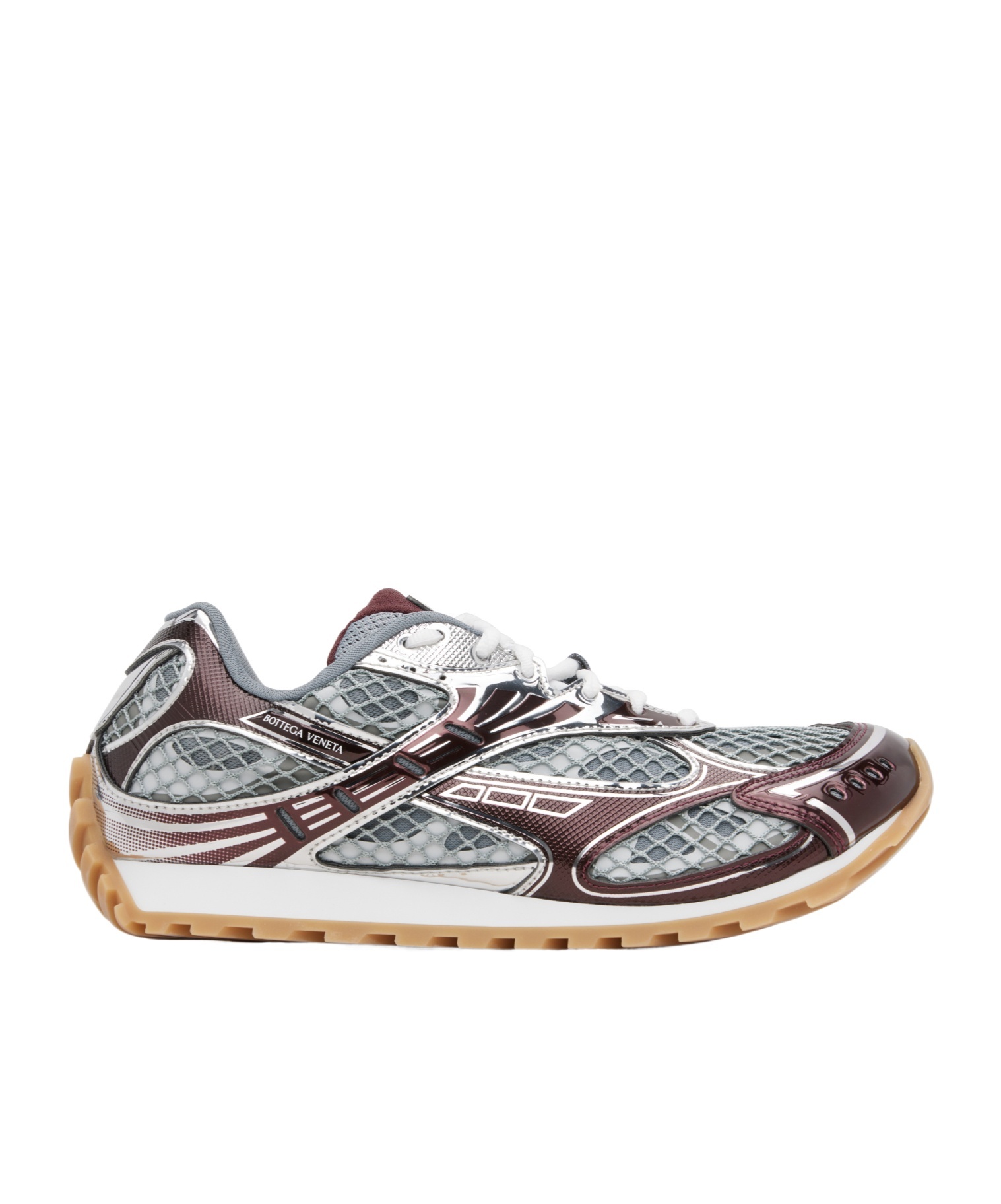 Bottega Veneta Low Top Lace Up Orbit Sneaker In Animal Print
