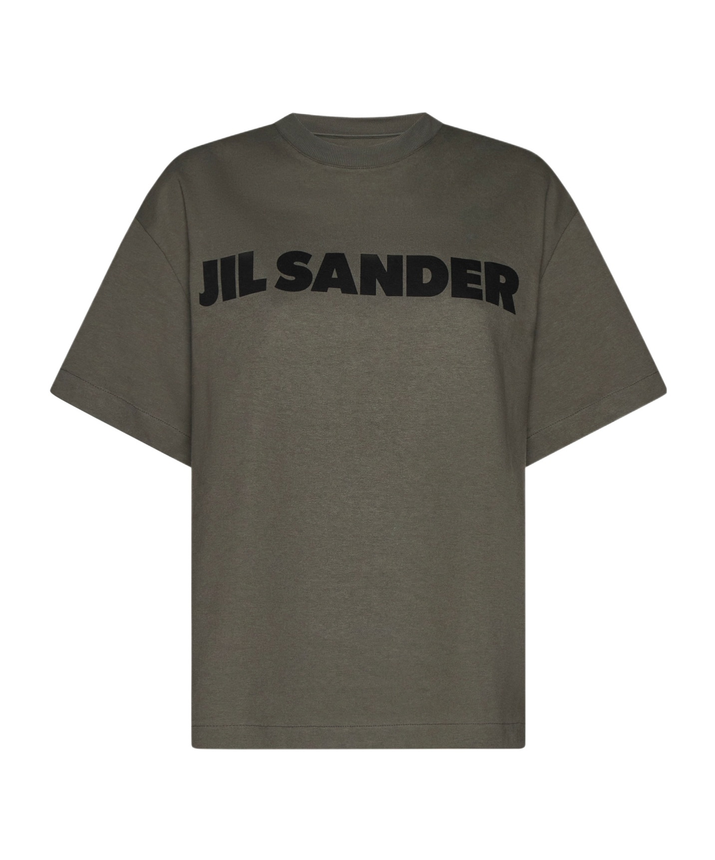Jil Sander Logo T-shirt In Green