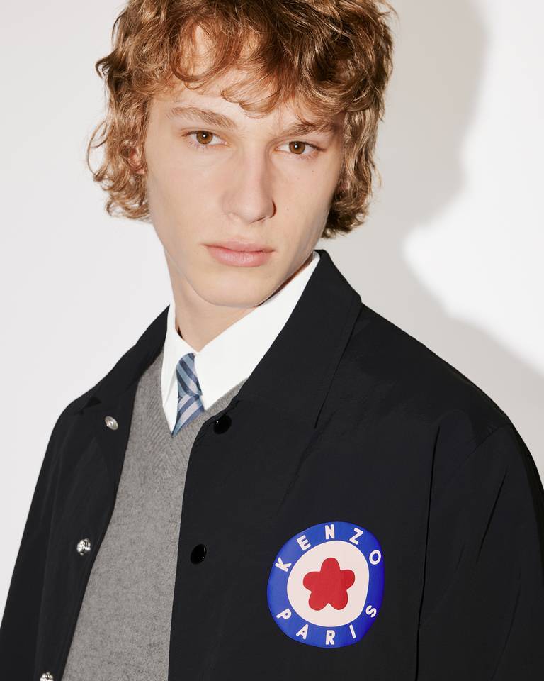 Shop Kenzo ' Target' Coach Jacket In Black