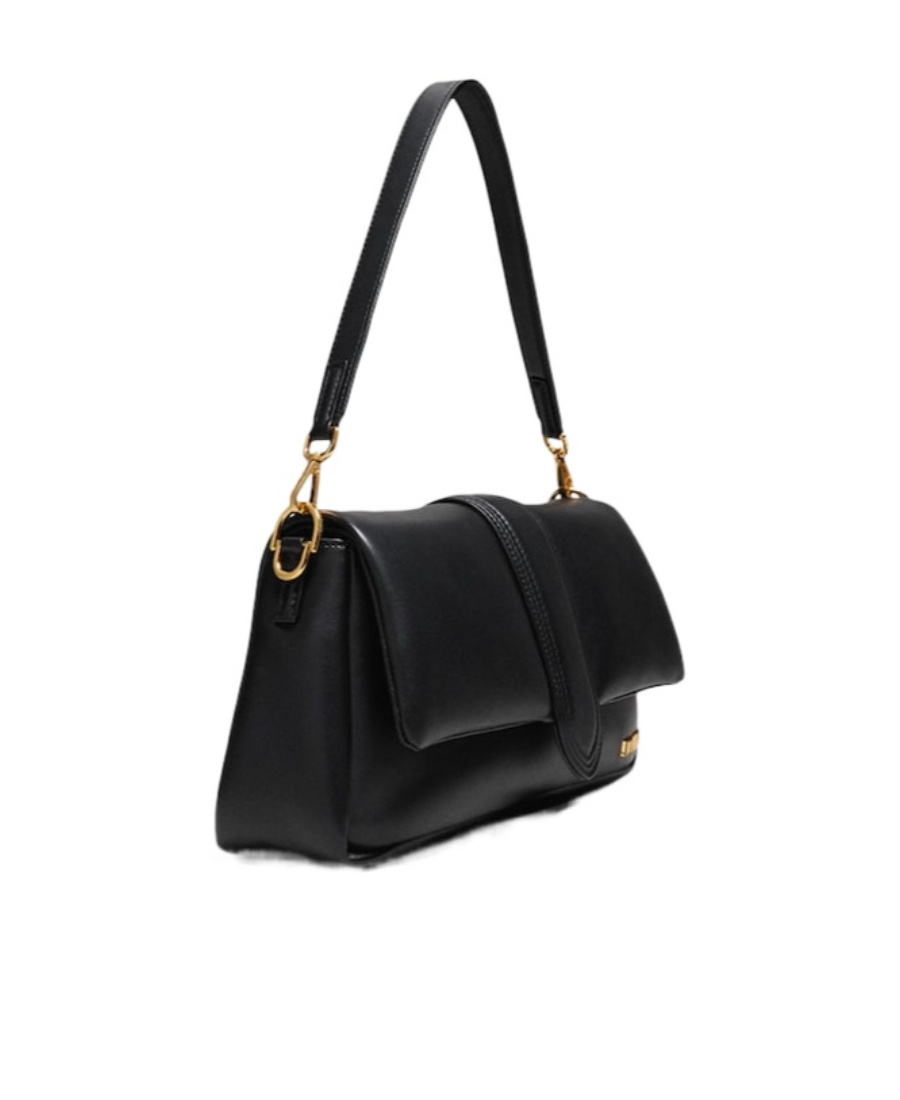 Jacquemus Le Bambimou Leather Shoulder Bag In Black