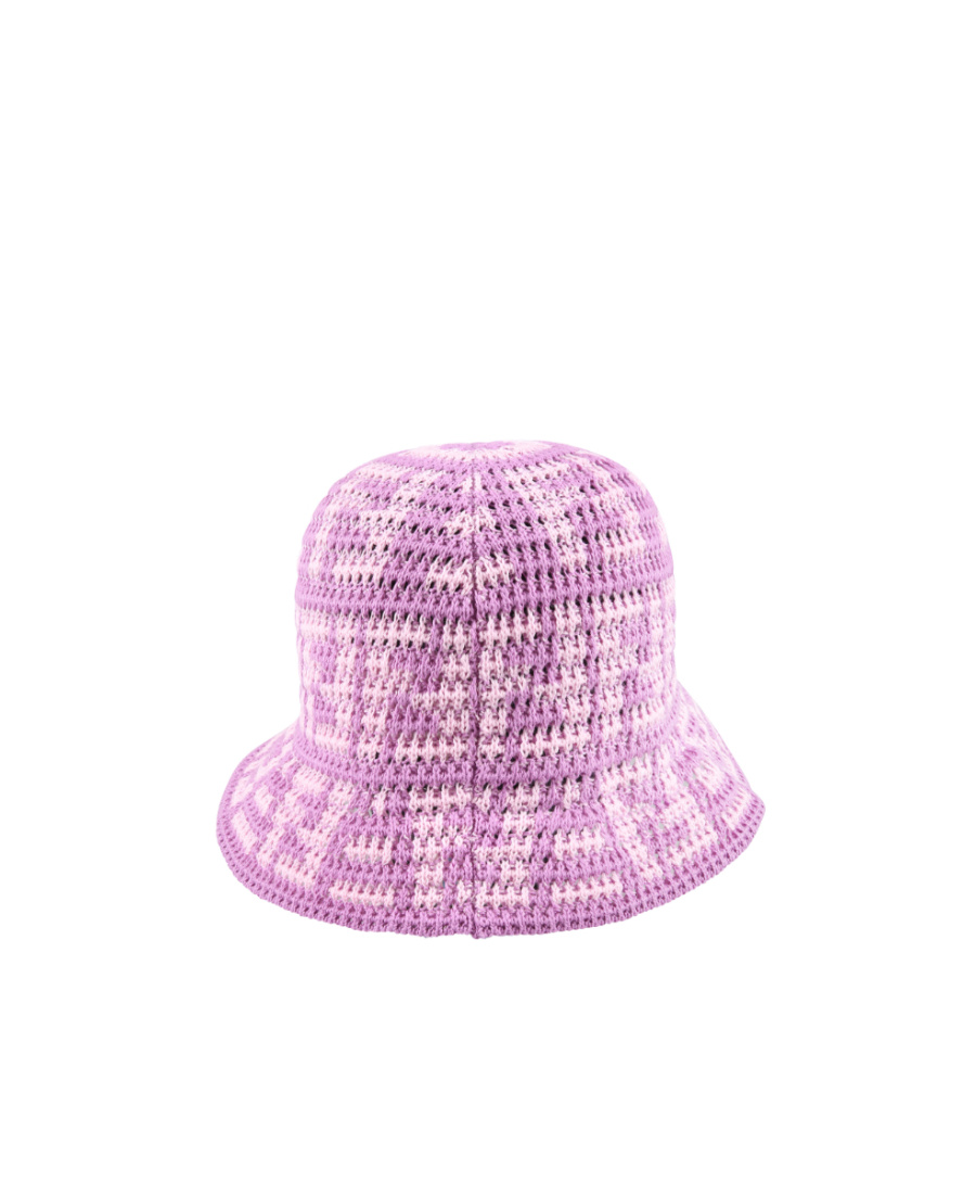 Fendi Logo Hat In Pink