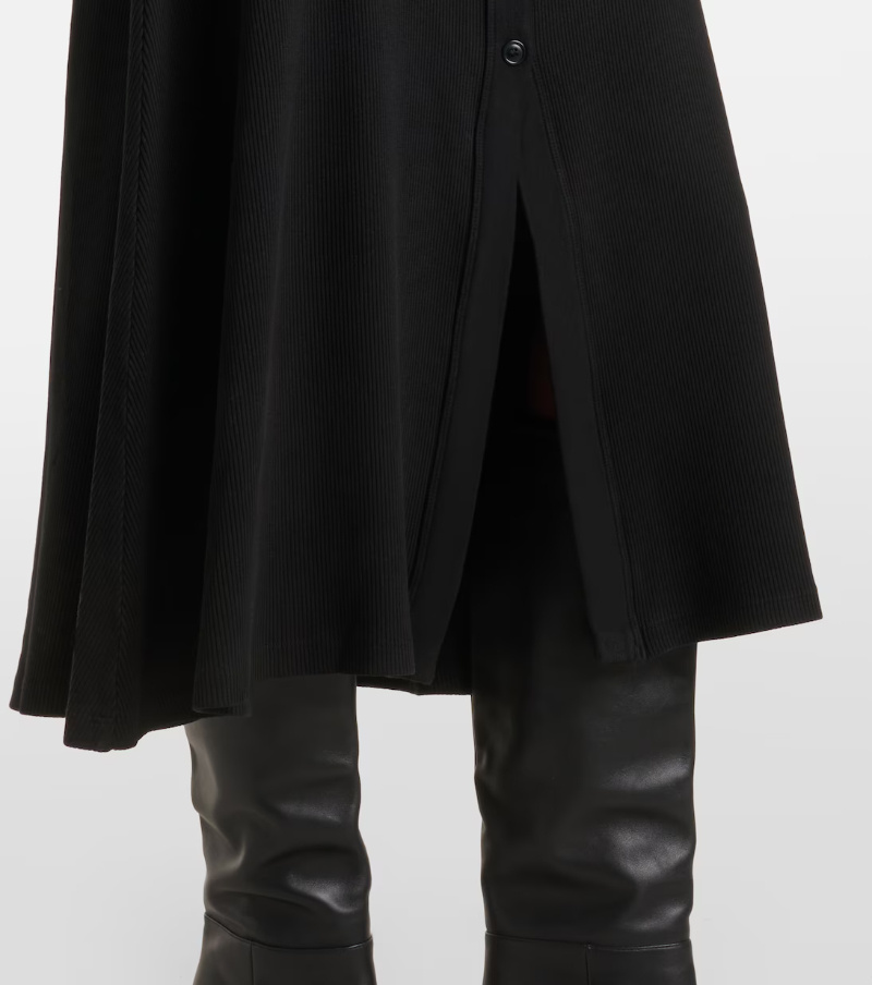 Citizen Of Humanity Gila Midi Dress In Black