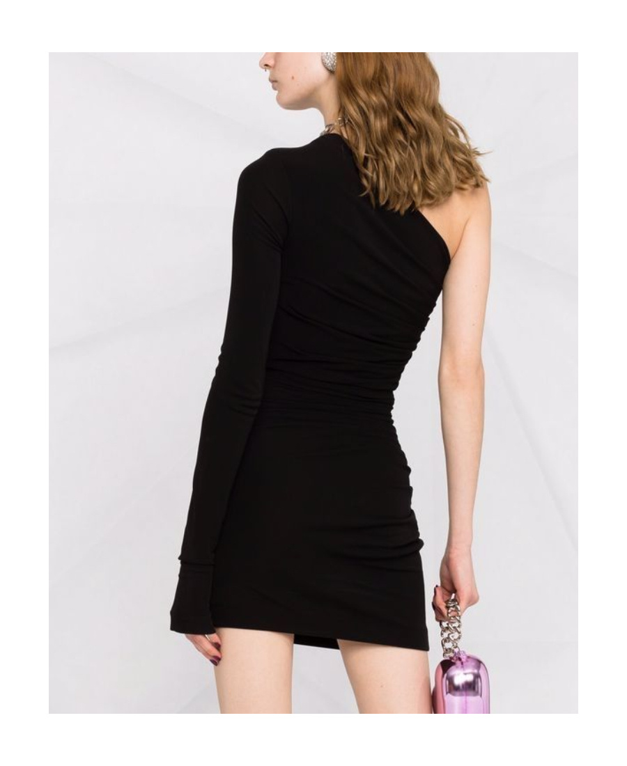 Dsquared2 One Shoulder Dress In Black