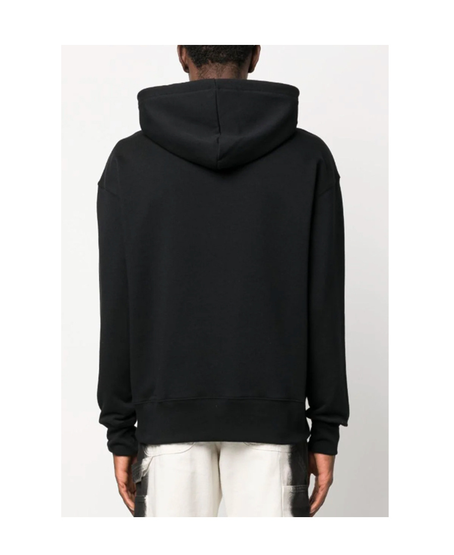Msgm Graphic-print Organic Cotton Hoodie
