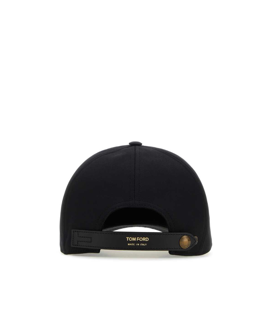 Tom Ford Logo-embroidered Baseball Cap In Black