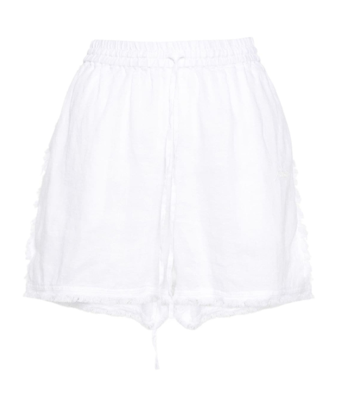 P.a.r.o.s.h Embroidered Frayed Shorts