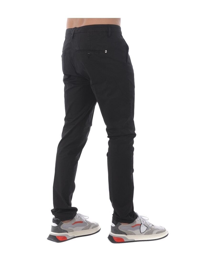 Dondup Slim-fit Tailored Trousers In Black