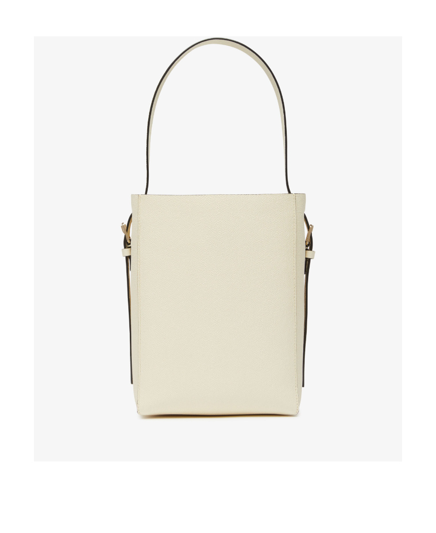 Valextra Medium Soft Bucket Leather Bag In Nude