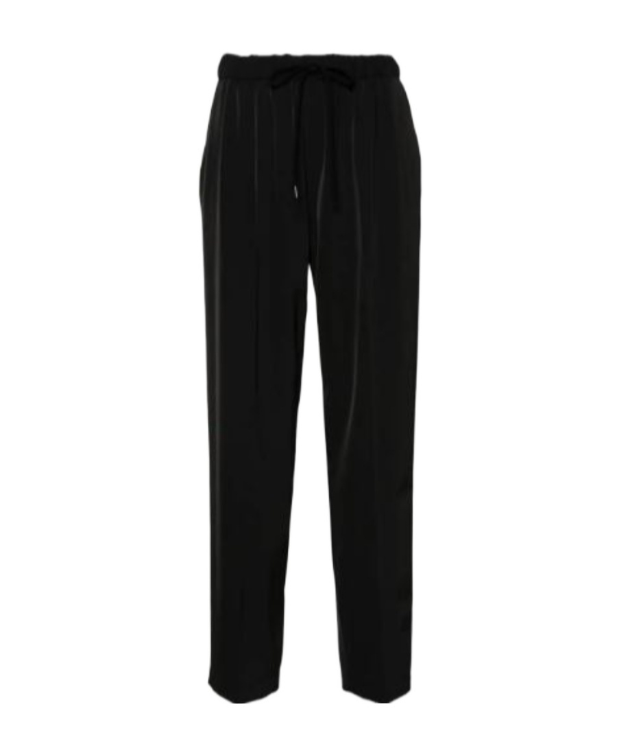 Mm6 Maison Margiela Pressed-crease Trousers In Black