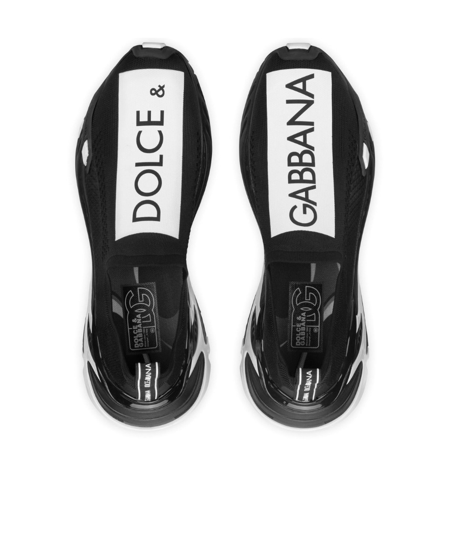 Dolce & Gabbana Sorrento Slip-on Sneakers In Black