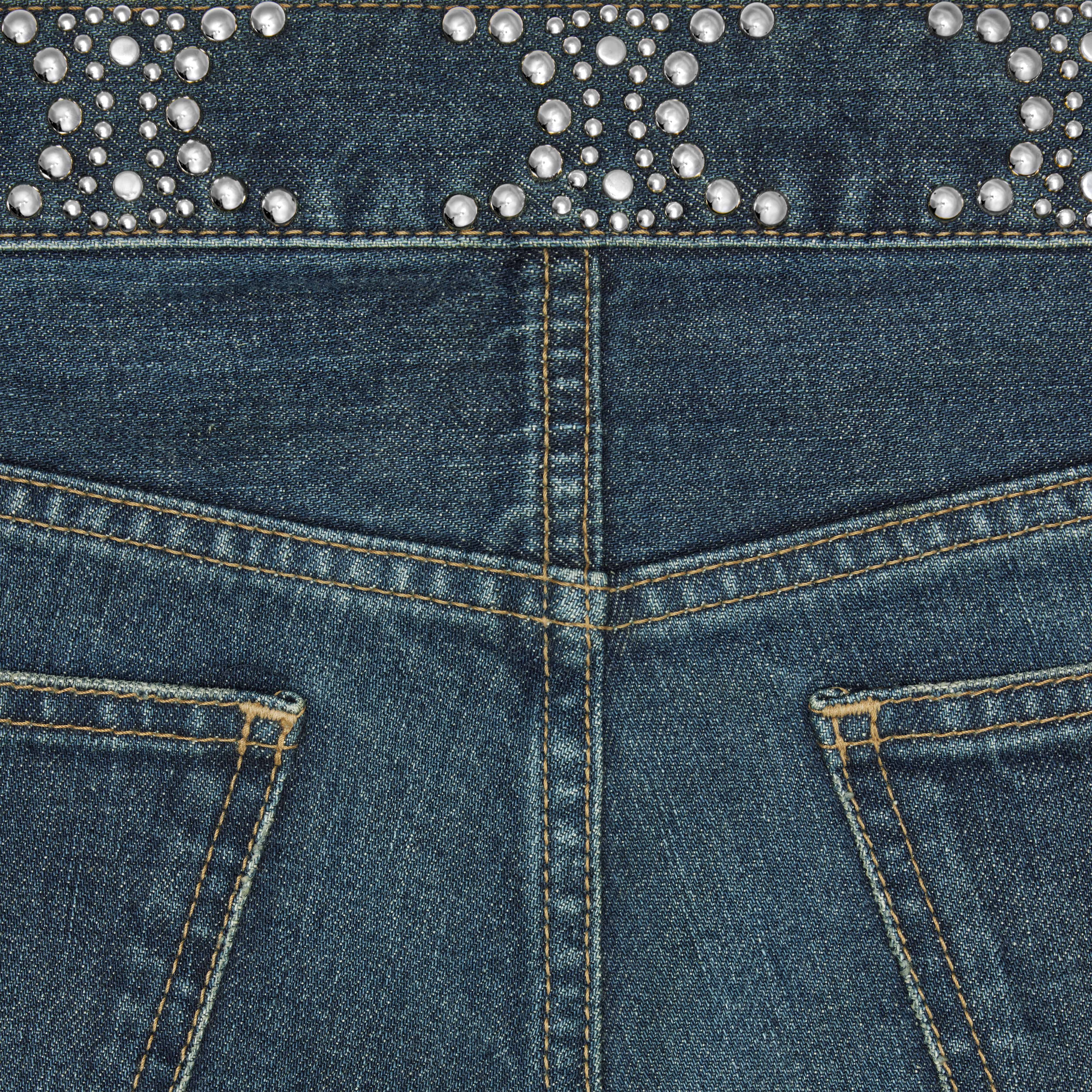 Celine Neo Denim Trousers In Blue