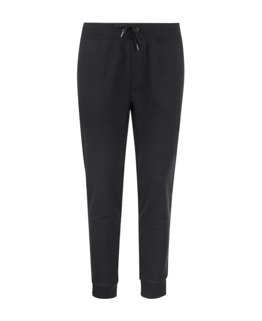 Polo Ralph Lauren Embroidered-logo Track Pants In Black