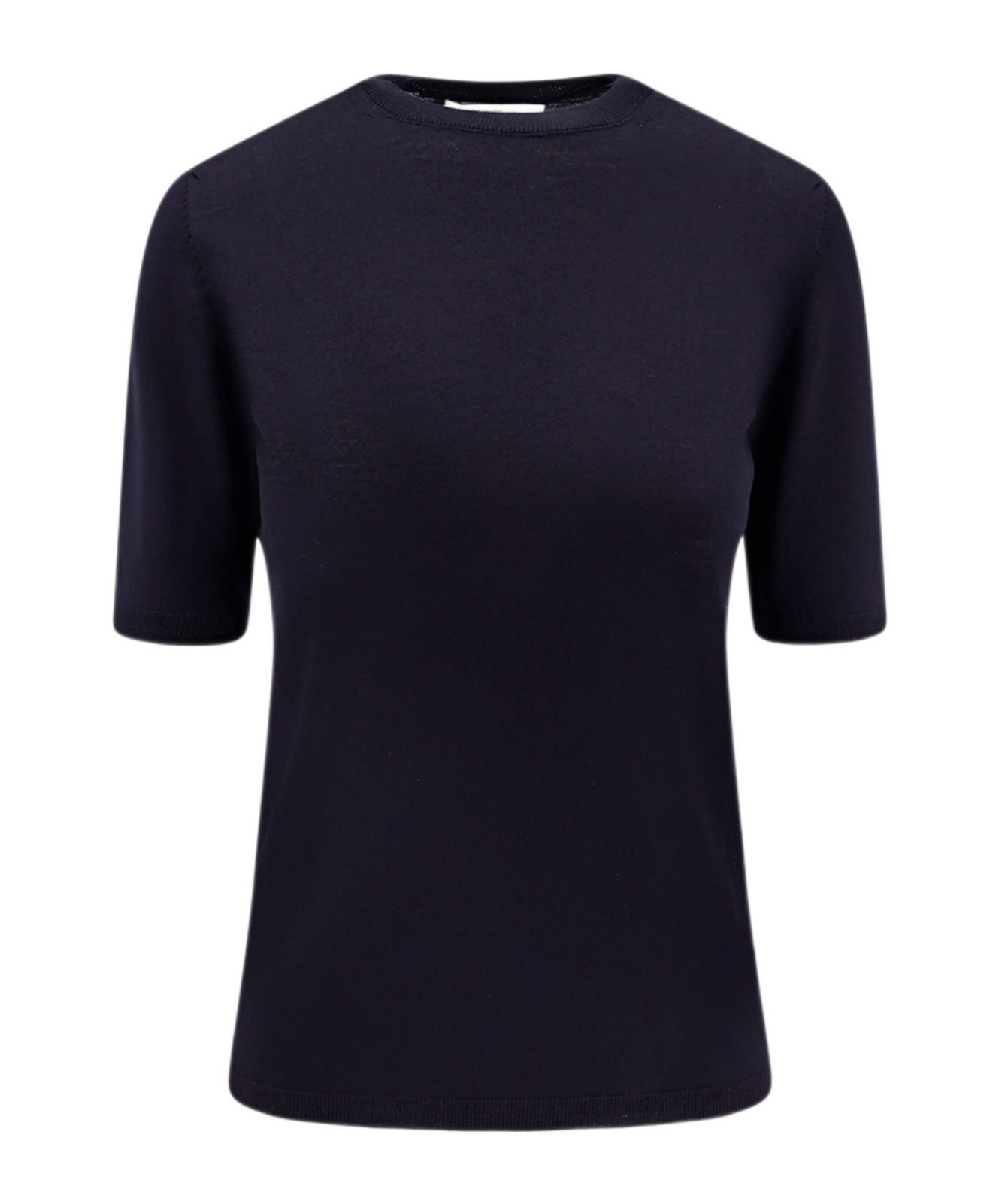 Max Mara Short Sleeve Sweater In Multi