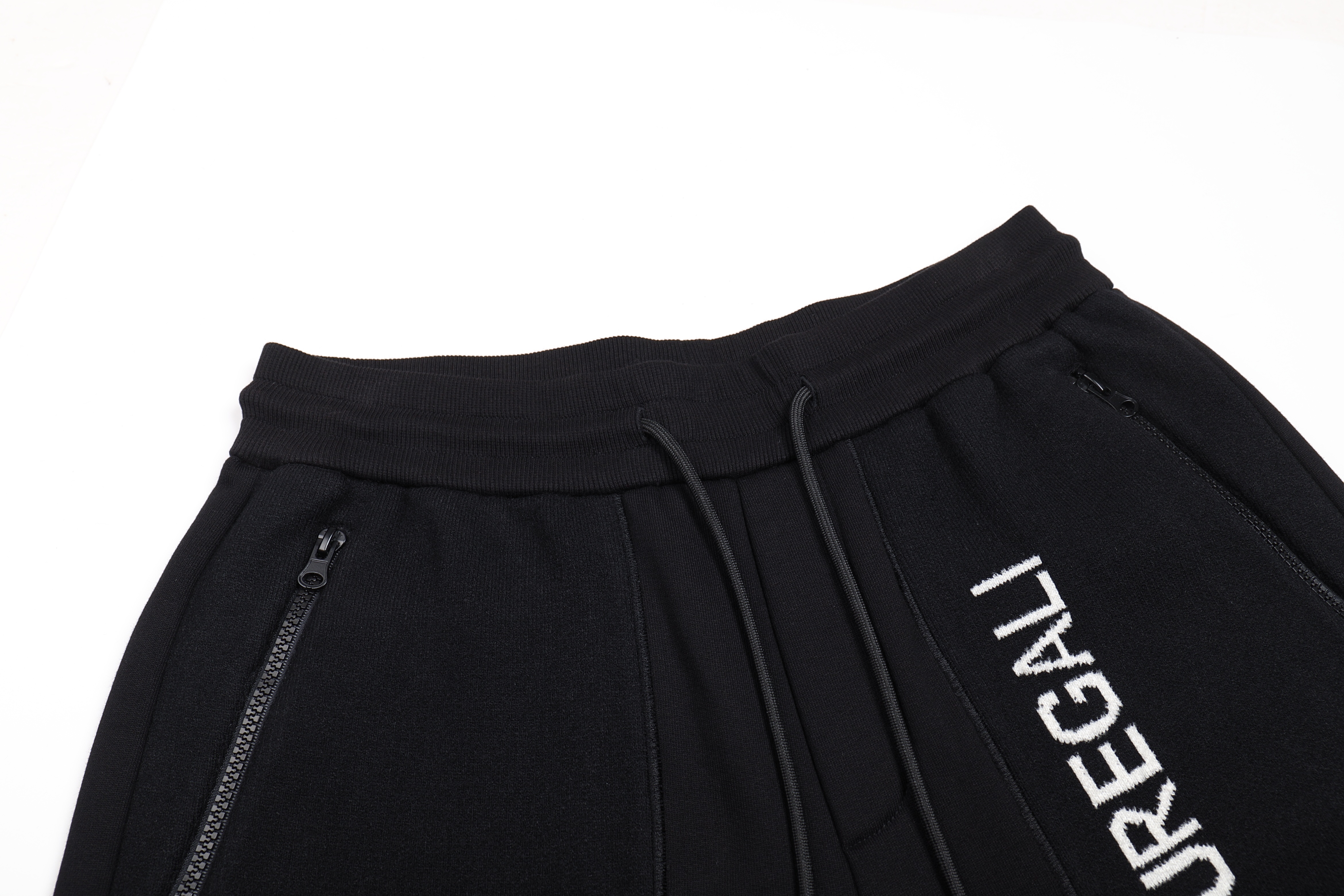 Liuregali Logo Drawstring Sweatpants In Black