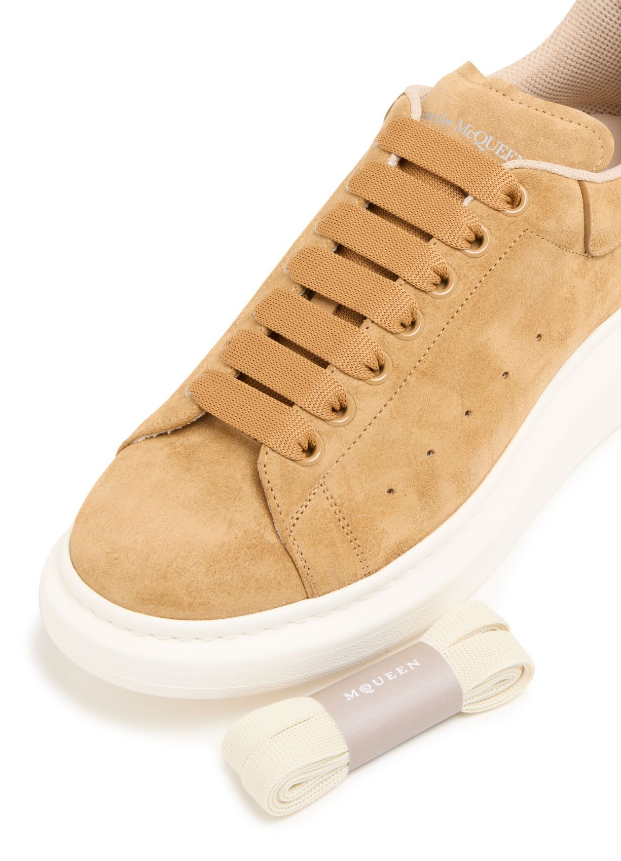 Shop Alexander Mcqueen Oversized Sneakers In Brown