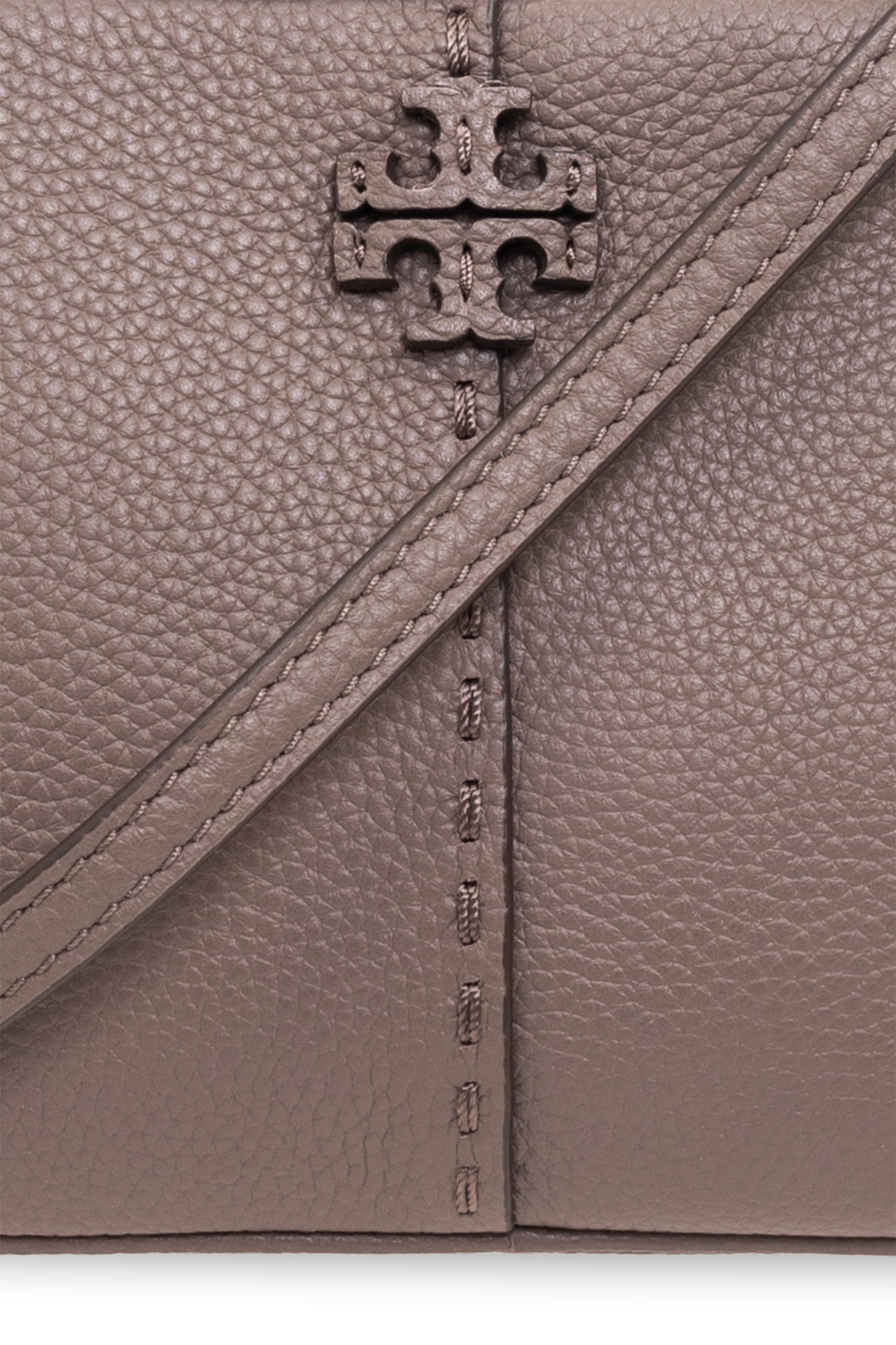 Tory Burch Mcgraw Camera Shoulder Bag In Gray