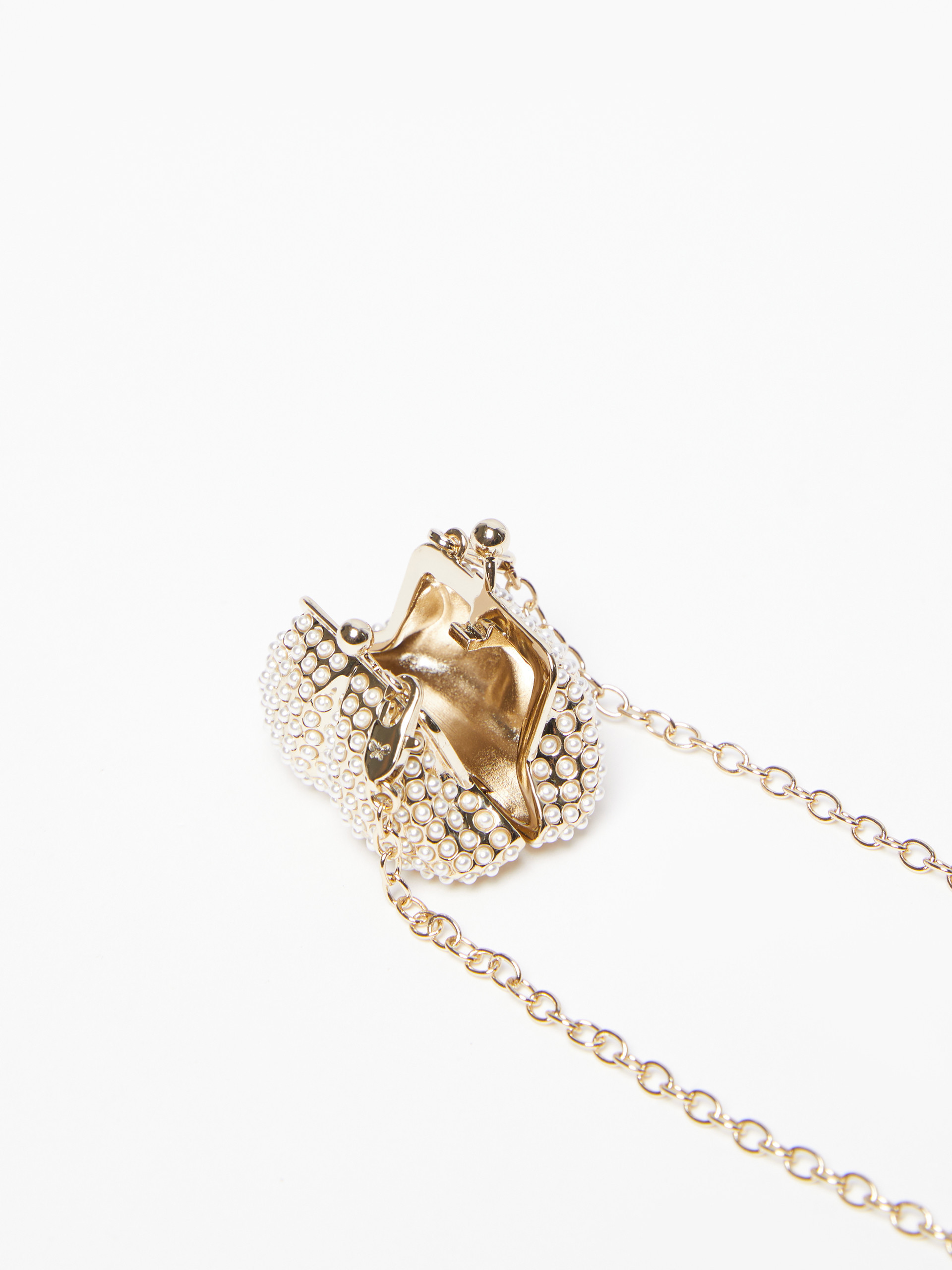 Weekend Max Mara Chain Necklace With Pasticcino Bag Charm
