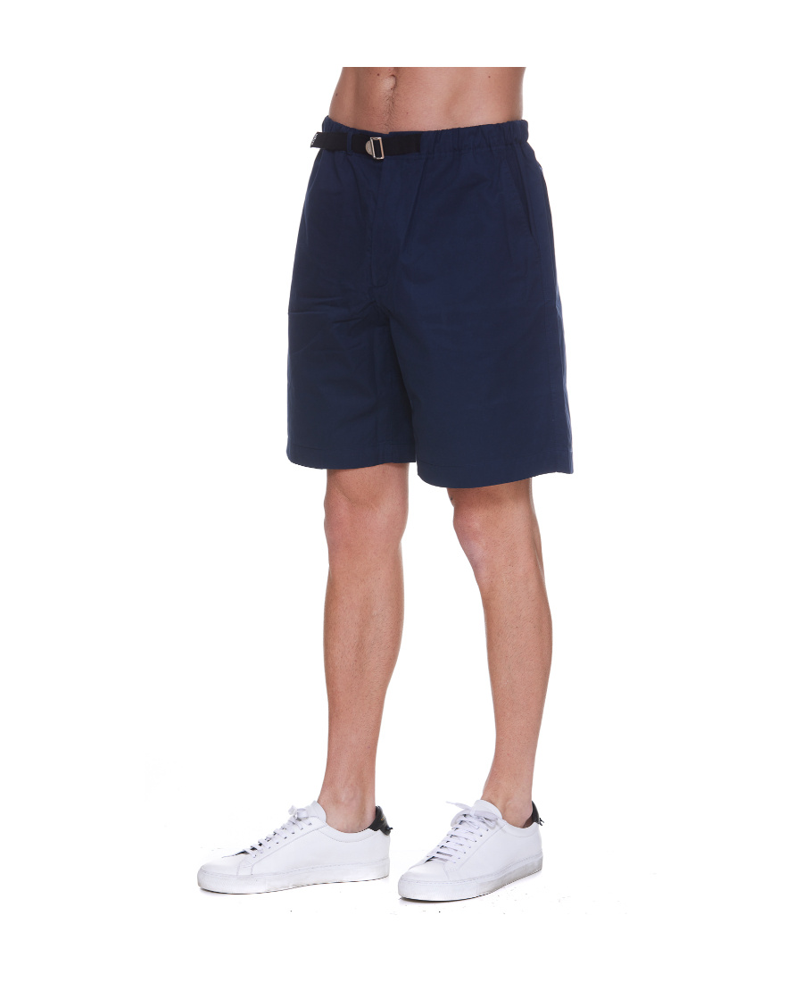 Kenzo Belted-waist Shorts In Blue