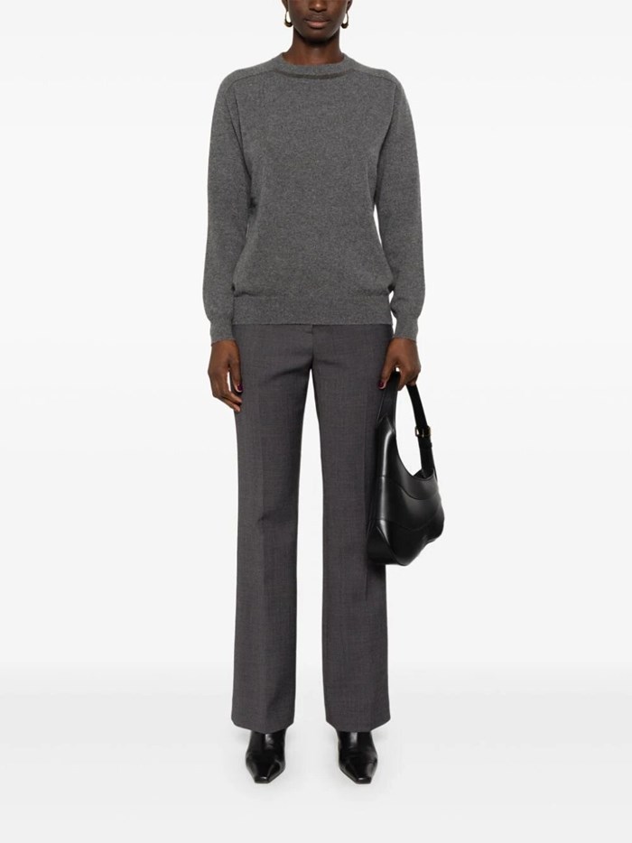 Brunello Cucinelli Suéter Cuello Redondo - Gris In Gray