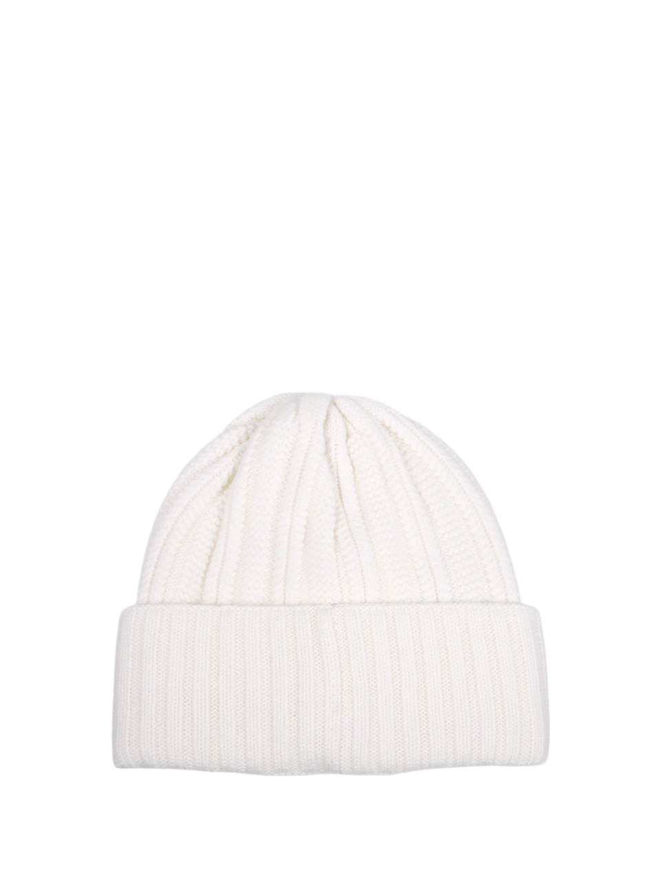 Max Mara Cuffed Wool Hat In White