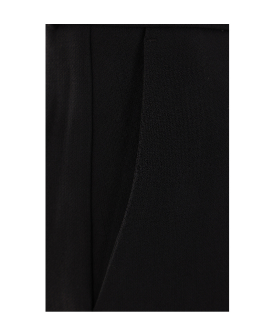 Totême Black Wide-leg Trousers In Black