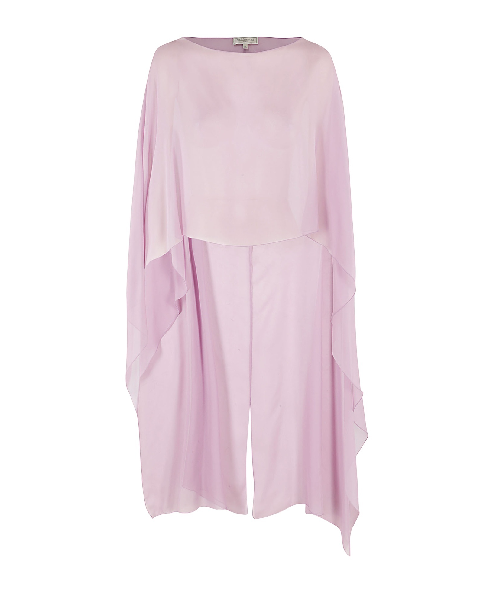 Antonelli Round-neck Blouse In Pink