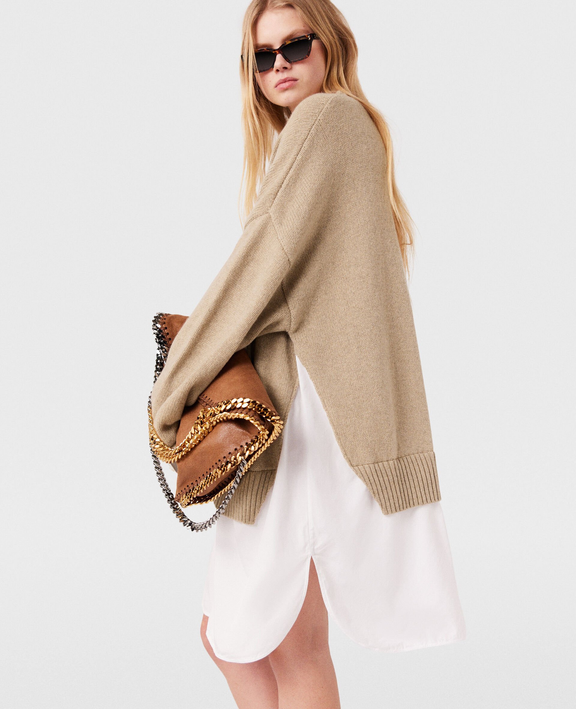 STELLA MCCARTNEY SHIRT DETAIL LONG-SLEEVED PULLOVER