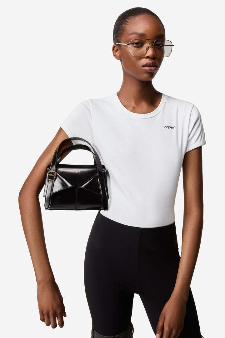 Coperni Double Handle Shoulder Bag In Black