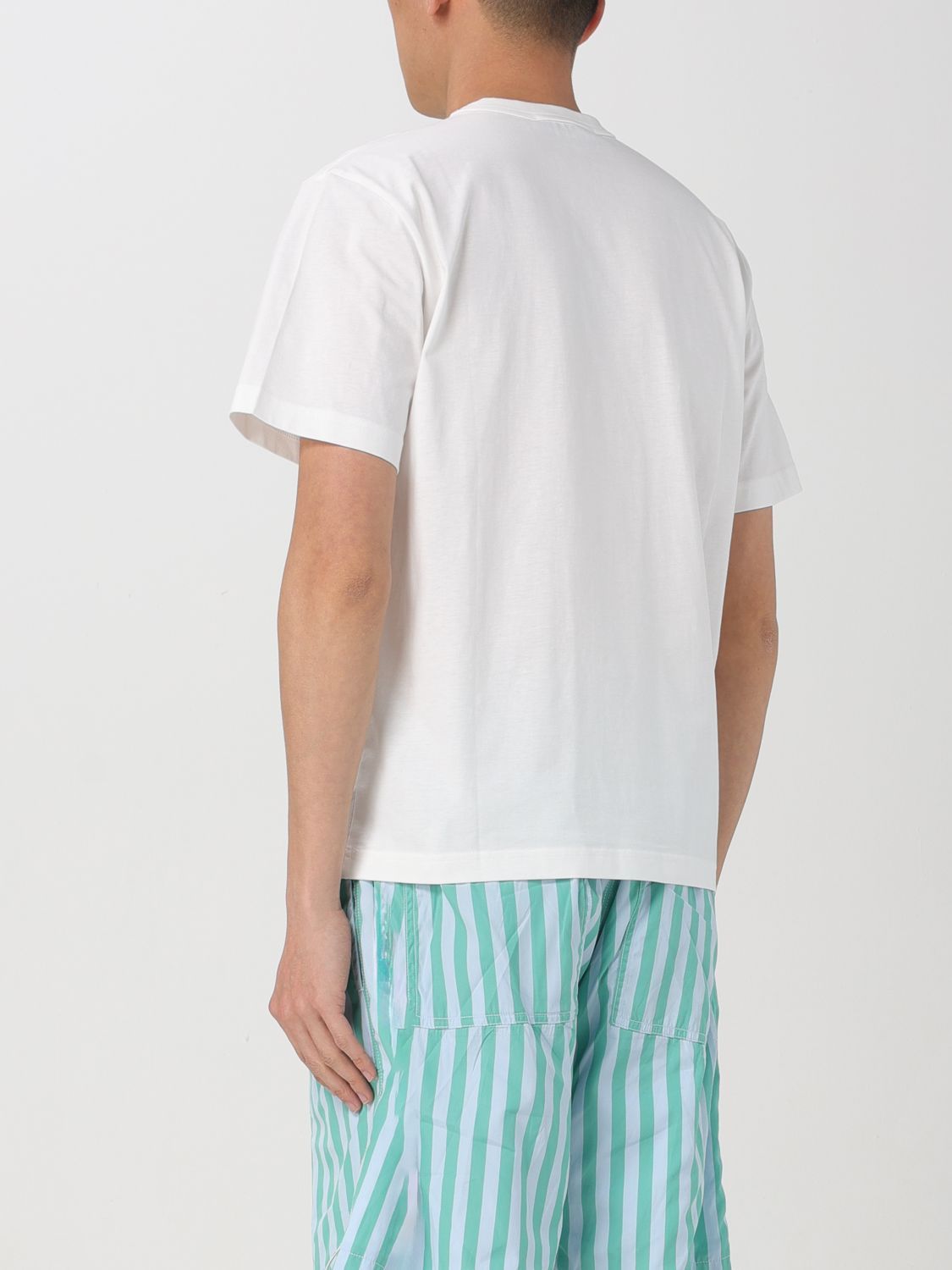 Sunnei Logo Embroidered Crewneck T-shirt In White