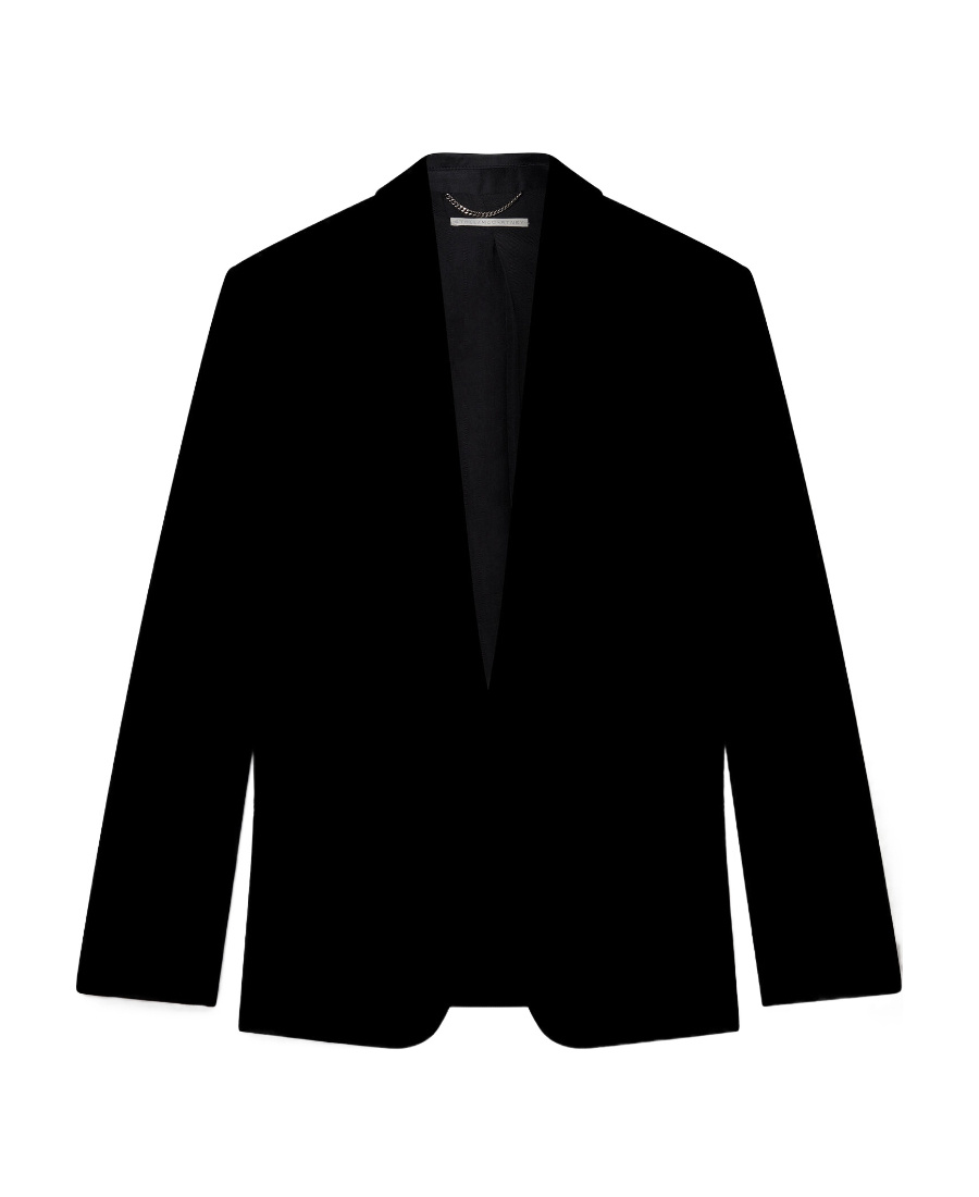 Stella Mccartney Tuxedo Blazer Jacket In Black