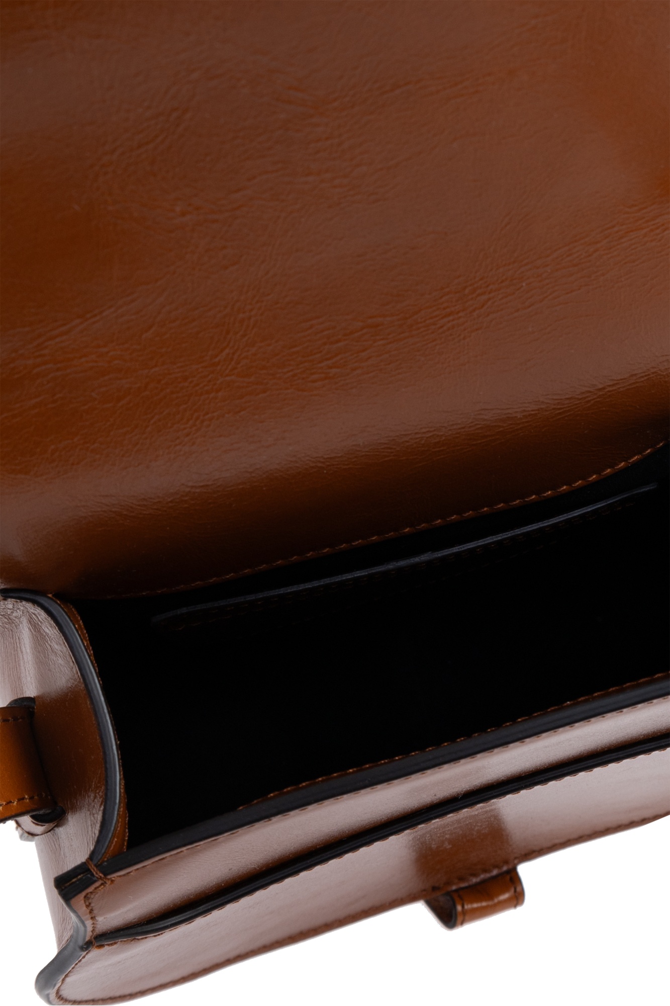Shop Chloé Small Marcie Leather Saddle Bag In Brown
