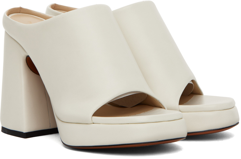 Proenza Schouler Logo Sandals In White