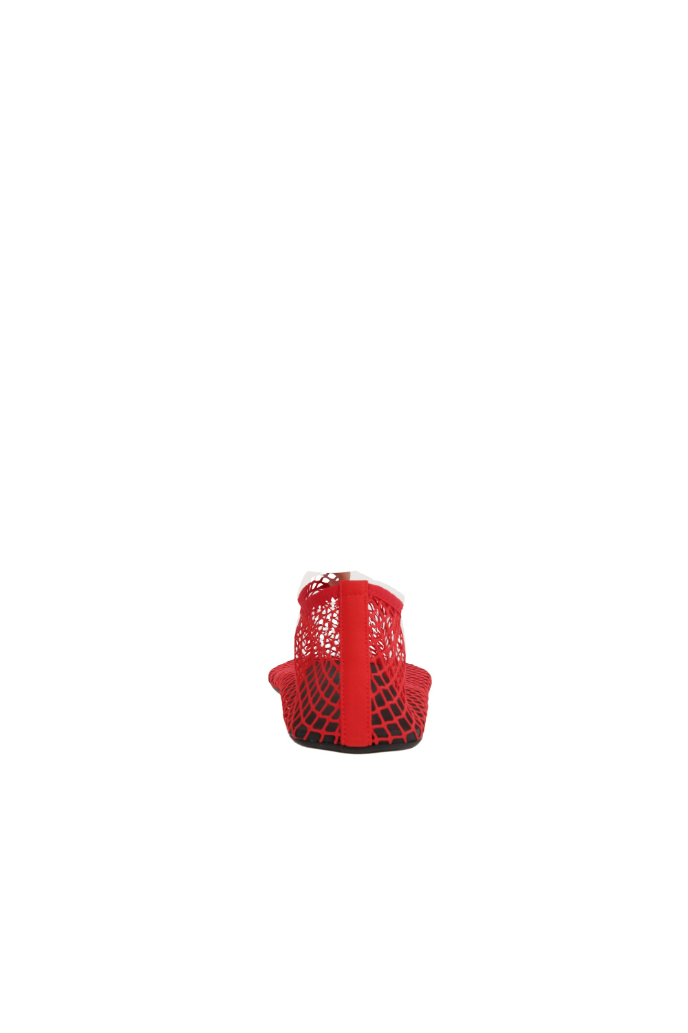 Christopher Esber Mesh Ballet Flats For Women In Red