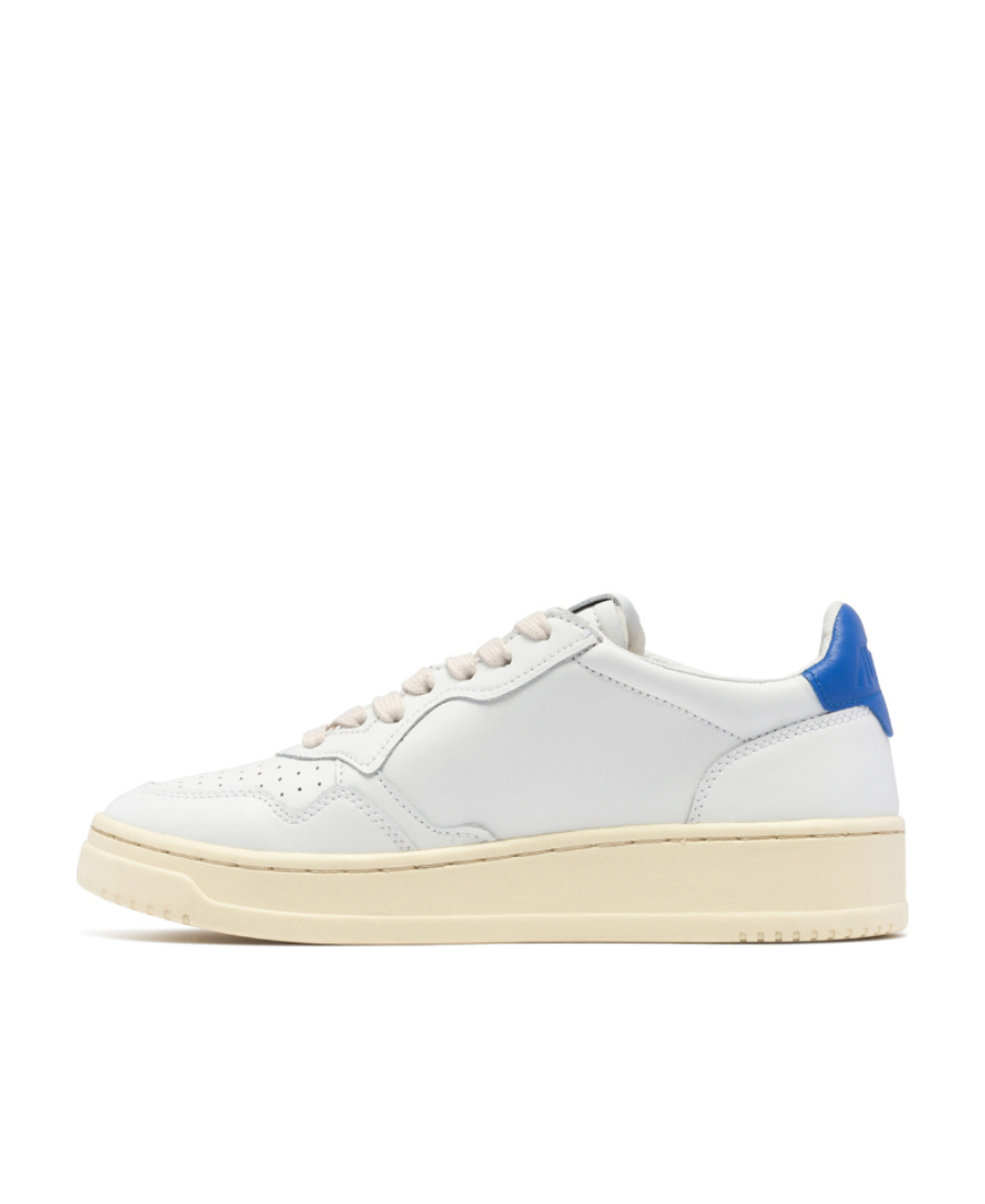 Autry Logo Lace Up Sneakers In White