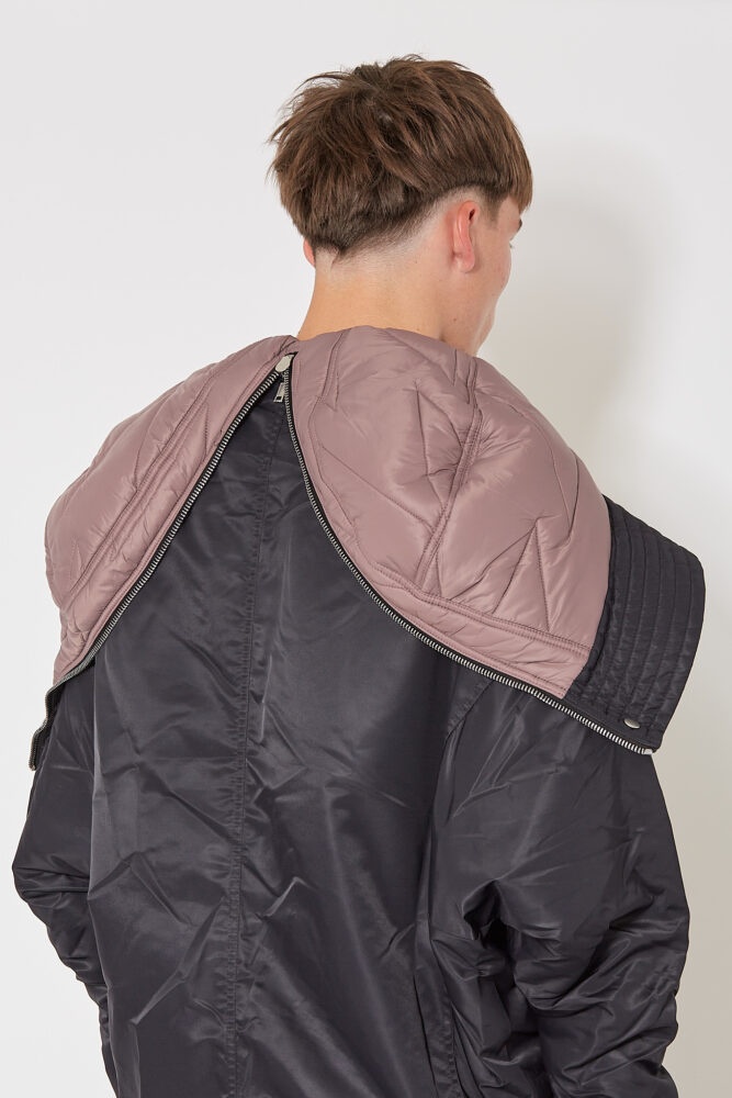 Rick Owens Drkshdw Drkshdw By Rick Owens Man Jacket Black Size L Polyamide In Black