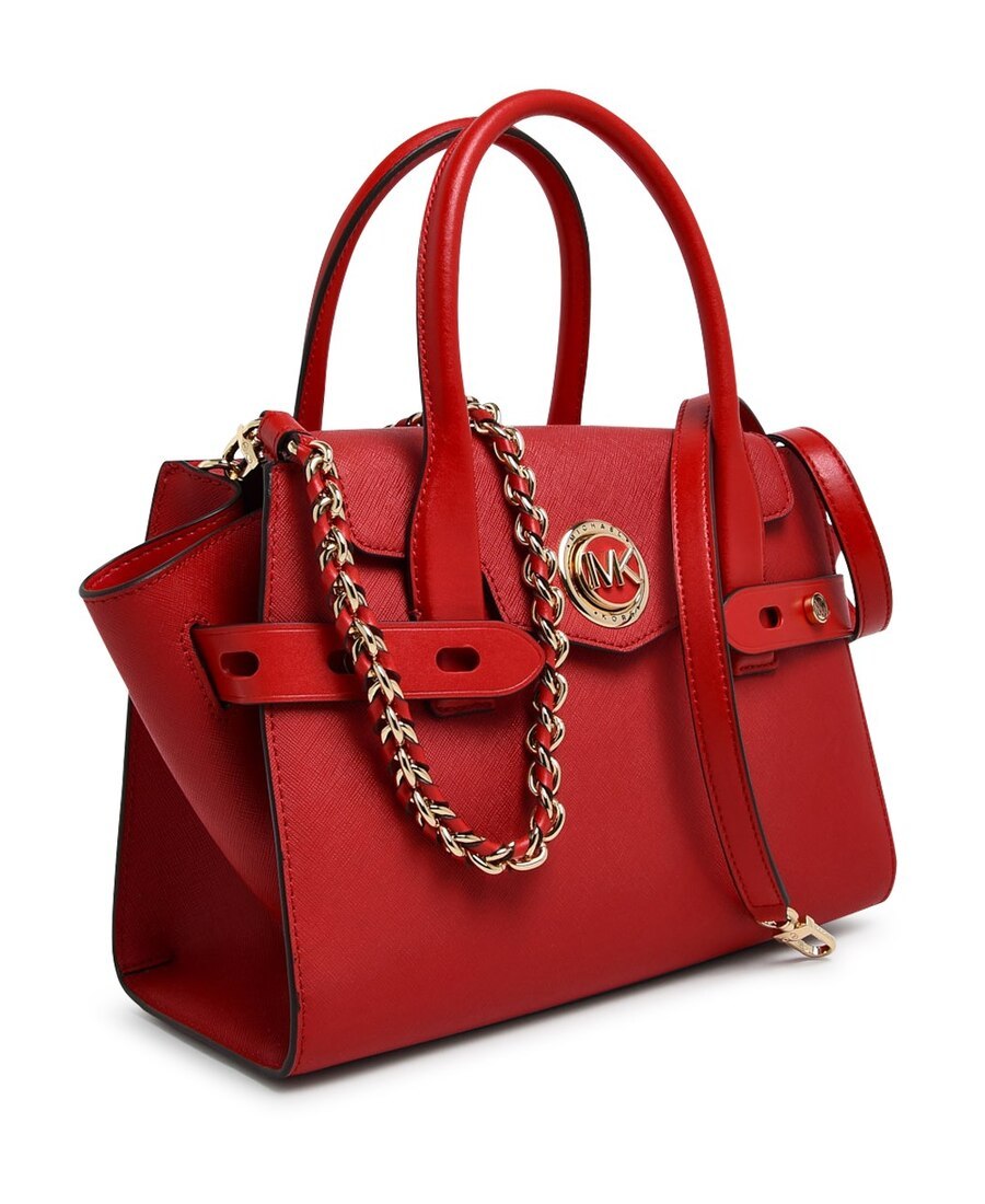 Michael Michael Kors Carmen Small Shoulder Bag In Red