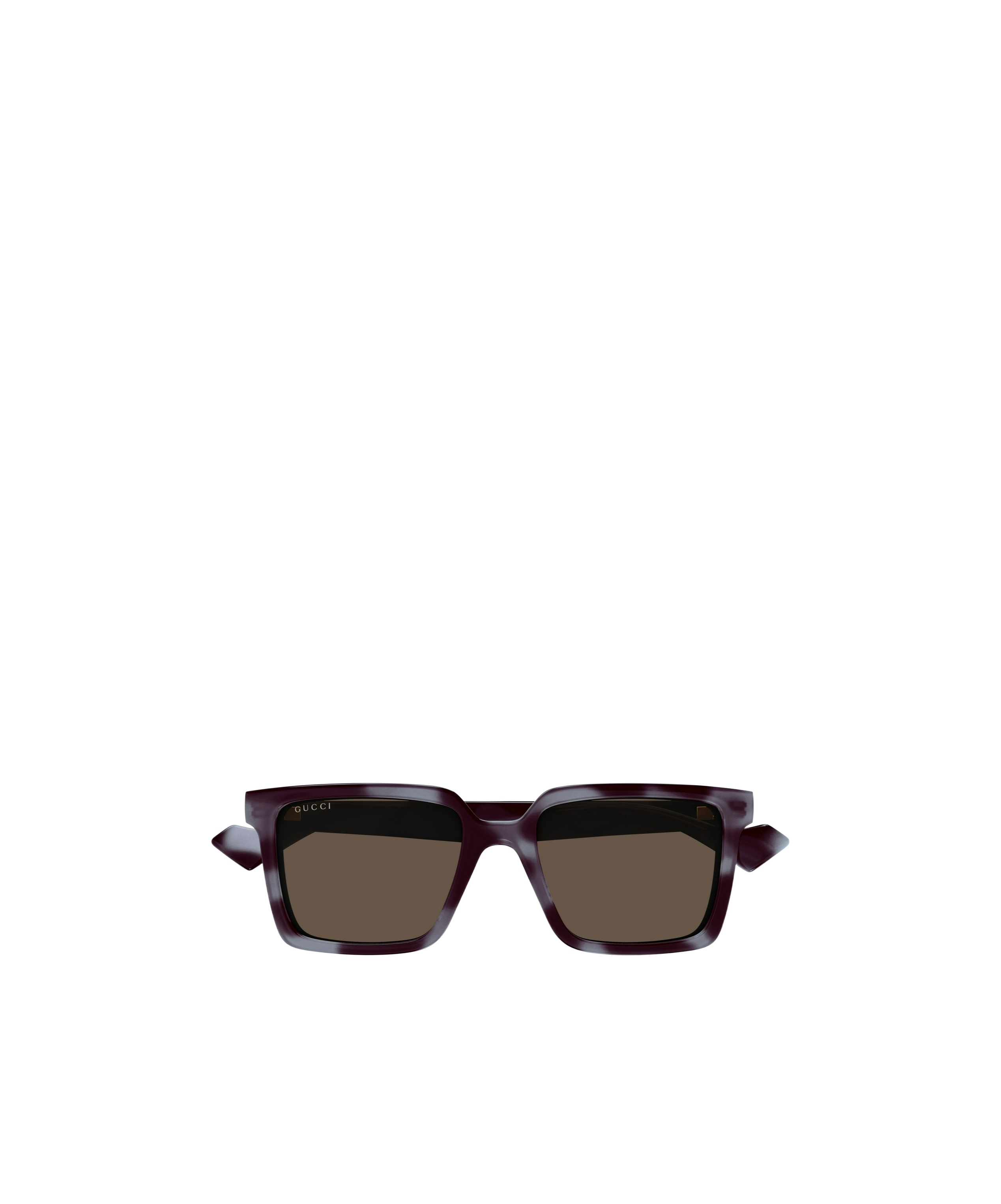 Gucci Rectangular Frame Sunglasses In Black
