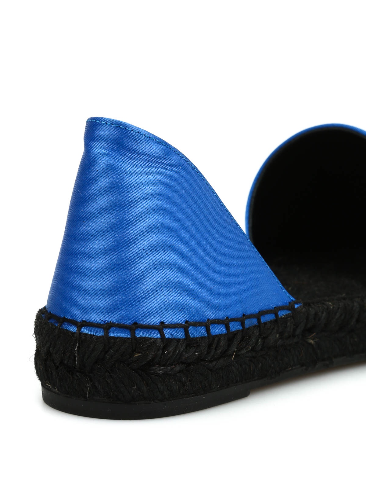 Kenzo Logo Satin Flats In Black