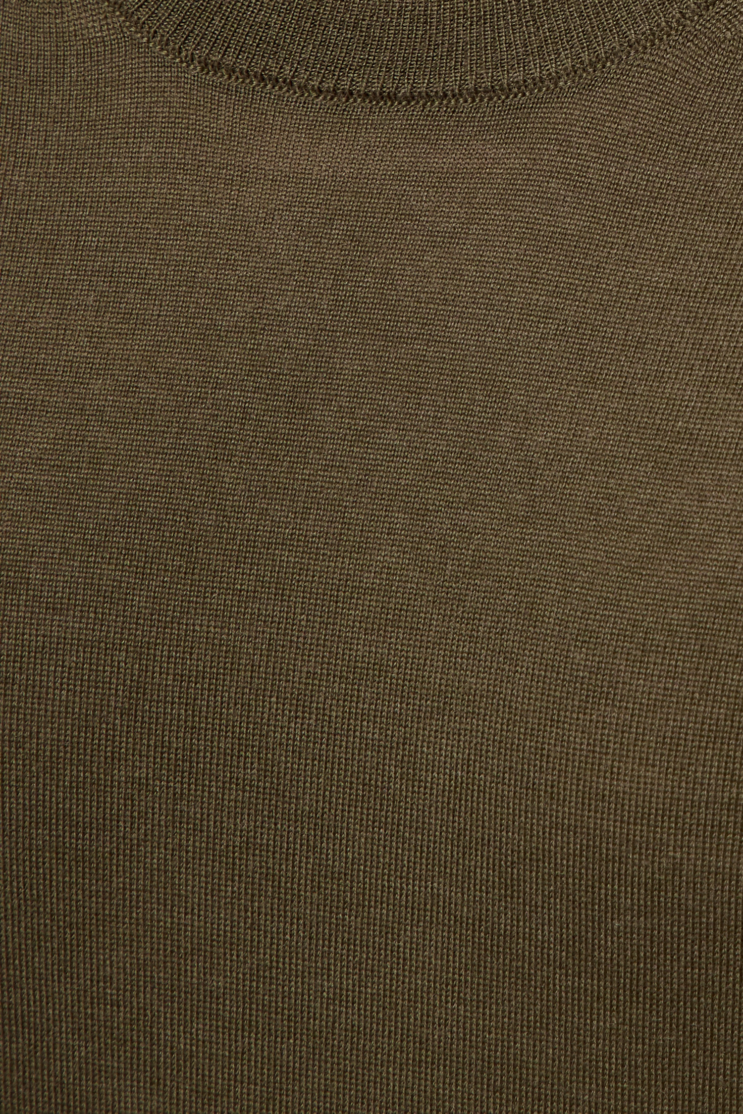 Hugo Boss Round-neck And Long-sleeved Sweater In Green