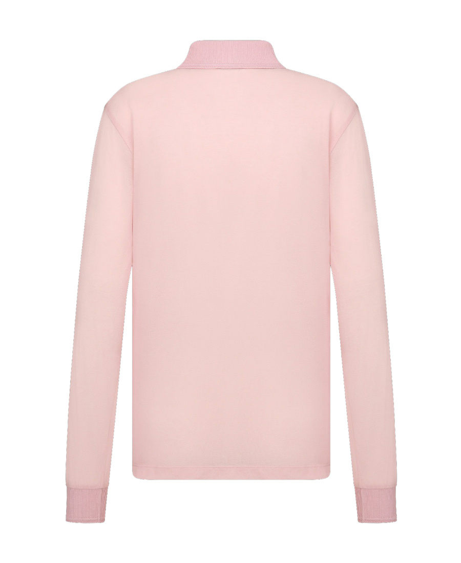 Dior Logo Long-sleeved Sweater In Pink