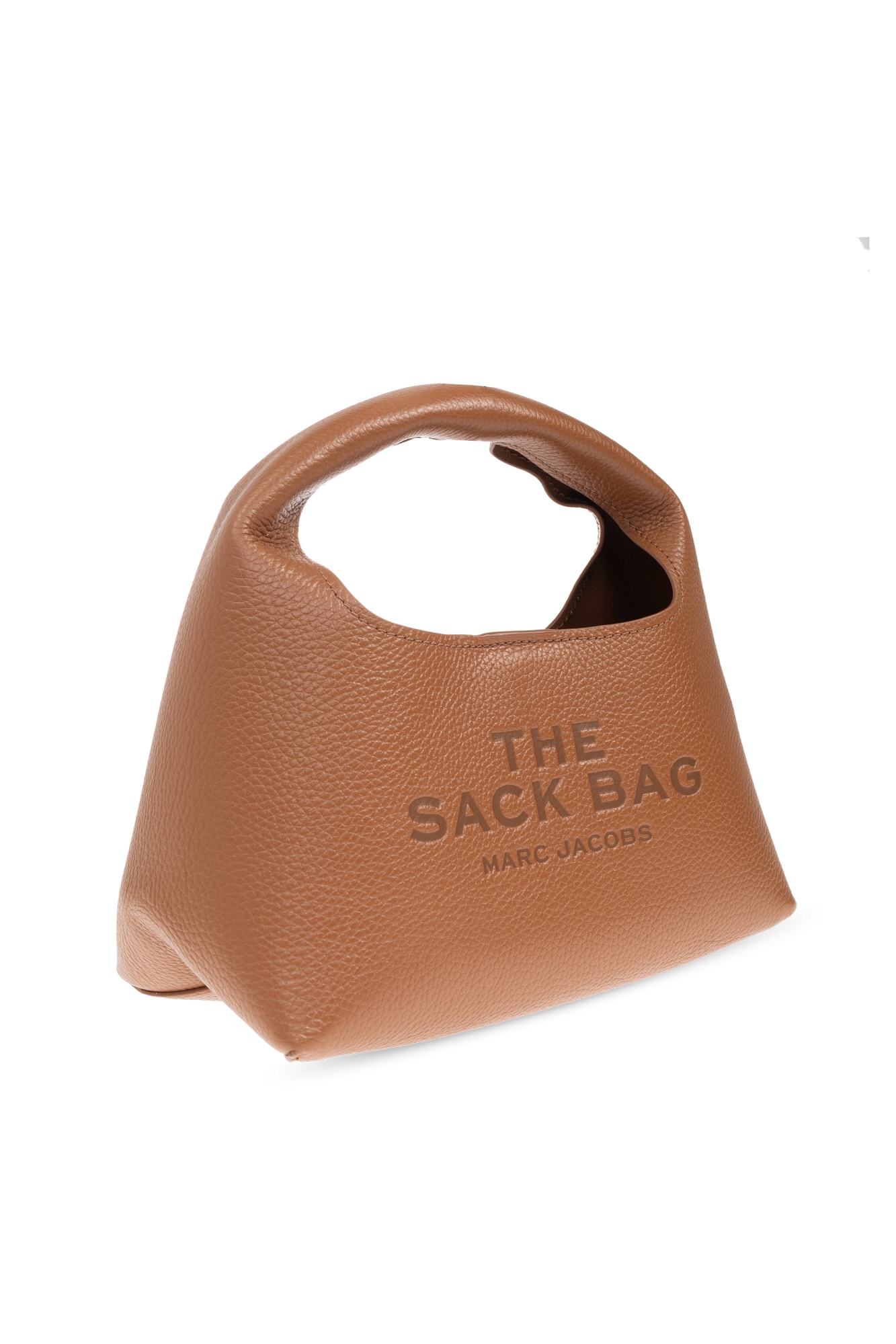 Marc Jacobs The Mini Sack Leather Handbag In Brown