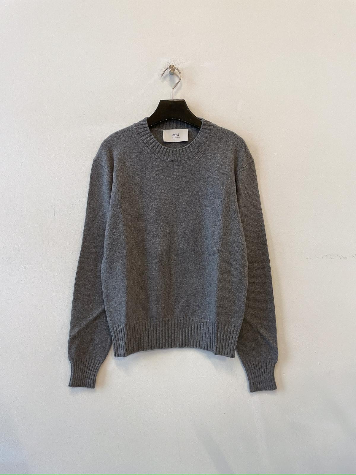 Ami Alexandre Mattiussi Long-sleeved Sweater In Black