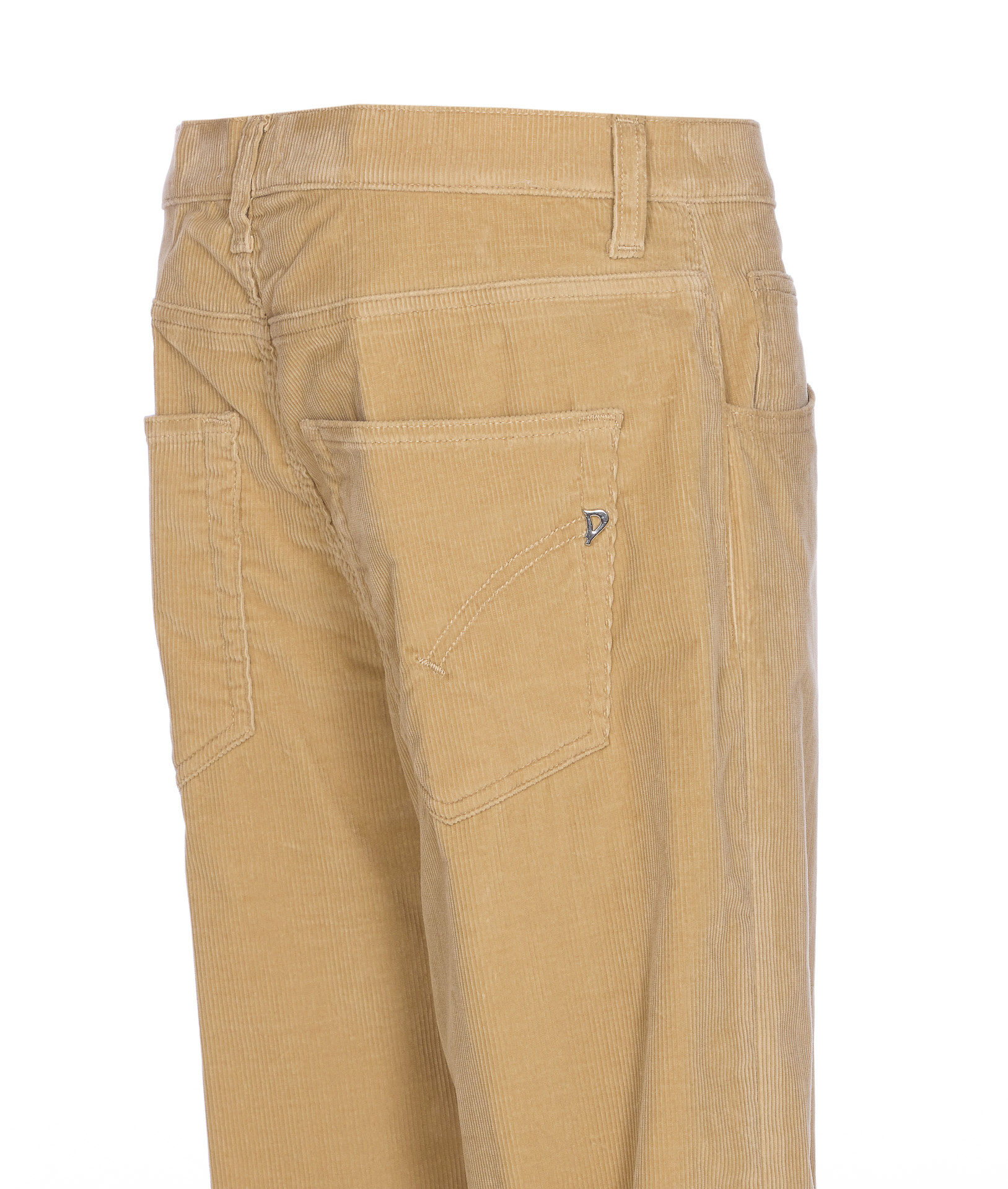 Dondup Button-fastening Corduroy Jeans In Brown