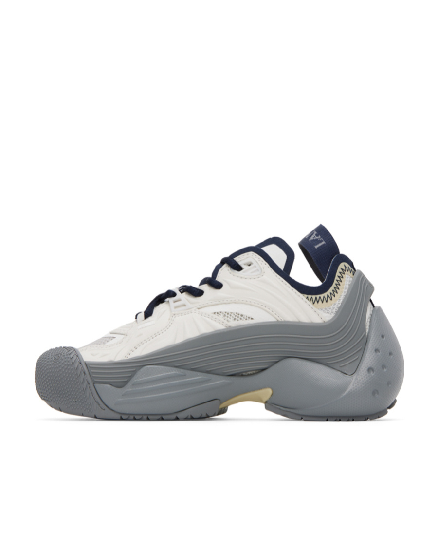 Lanvin Flash-x Low-top Casual Sneakers In Gray