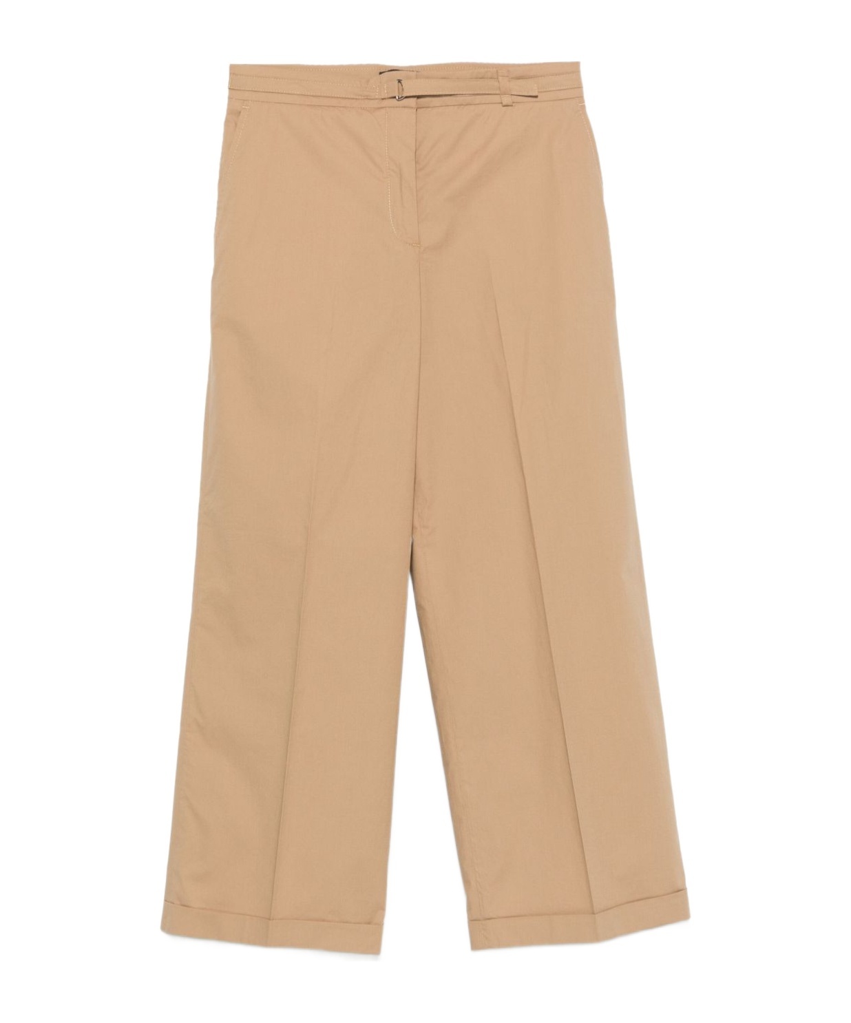 Seventy Beige Cotton Trousers In Nude